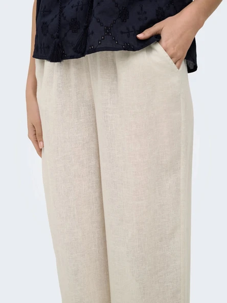 Only 15374187 Kadin Pantolon - Bej - Resim 4