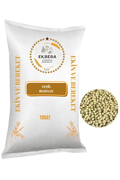 EKBERA Glutensiz Kuru Yeşil Bezelye - 1 KG ürün görseli 1
