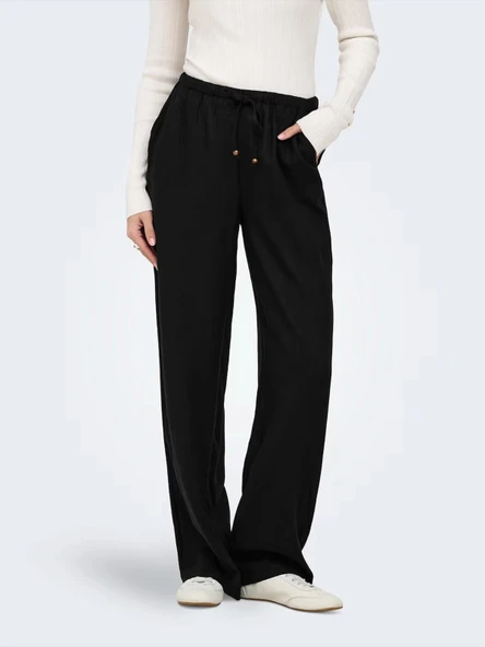 Only 15374187 Kadin Pantolon - Siyah - Resim 2