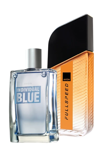 AVON Individual Blue Erkek Parfüm Edt 100 Ml. ve Full Speed Erkek Parfüm Edt 100 Ml. İkili Paket ürün görseli 1