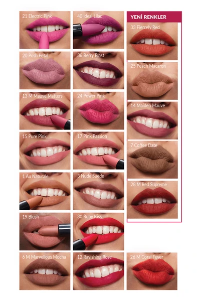 AVON Ultra Mat Ruj - Maiden Mauve - Resim 5