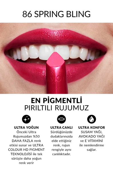 AVON Ultra Pırıltılı Ruj - Spring Bling - Resim 2