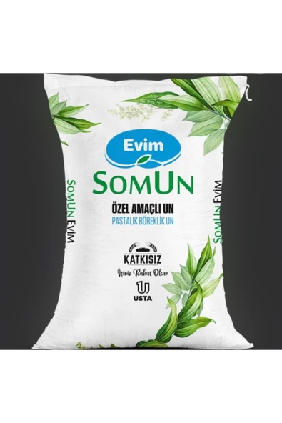 Doğal Ürünler KATKISIZ BUĞDAY UNU SOMUN EVİM ÖZEL AMAÇLI KATKISIZ UN 25 Kg ürün görseli 1