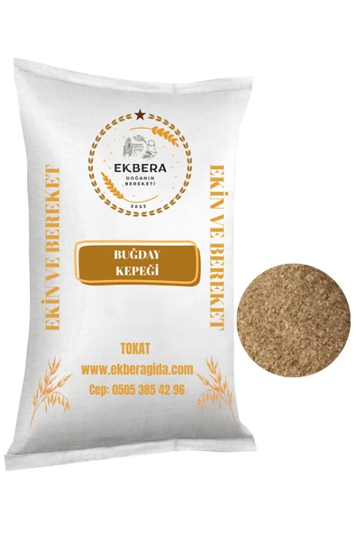 EKBERA Buğday Kepeği - Çok Amaçlı Kullanım Gıda & Yemlik Uygun - 10 kg ürün görseli 1