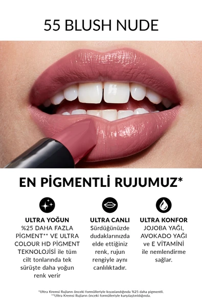 AVON Ultra Kremsi Ruj - Blush Nude - Resim 2