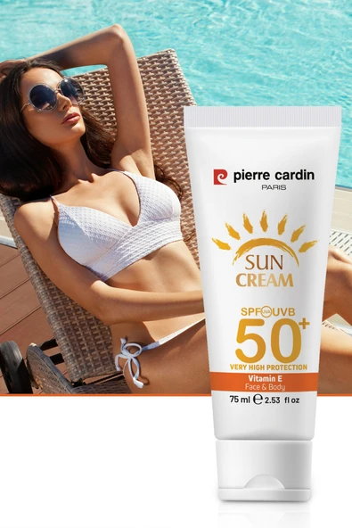 Pierre Cardin Koruyucu Güneş Kremi 50+ SPF Çok Yüksek Koruma - 75 ML ürün görseli 1