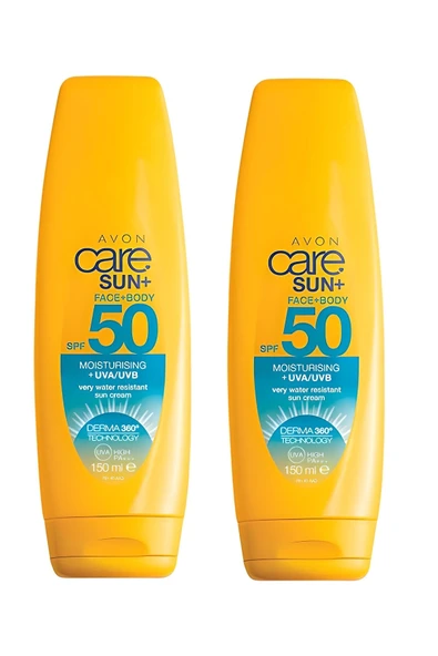 AVON Caree Sun+ Yüz Ve Vücut Için Güneş Kremi 150 Ml Spf50 X 2 Adet ürün görseli 1