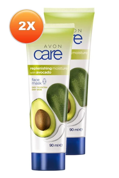 AVON Care Kuru Ciltler Için Avokado Özlü Yüz Maskesi 90 Ml. Ikili Set ürün görseli 1