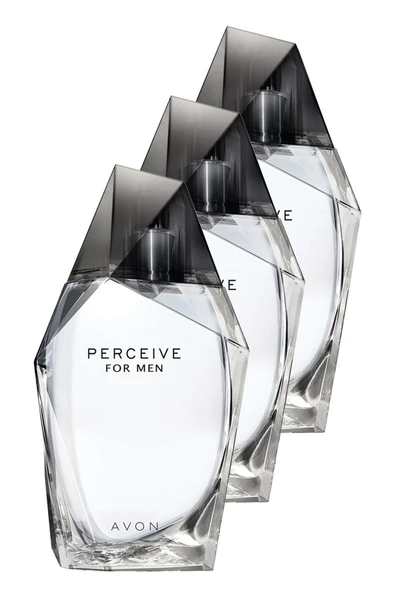 AVON Perceive Erkek Parfüm Edt 100 Ml. Üçlü Set ürün görseli 1