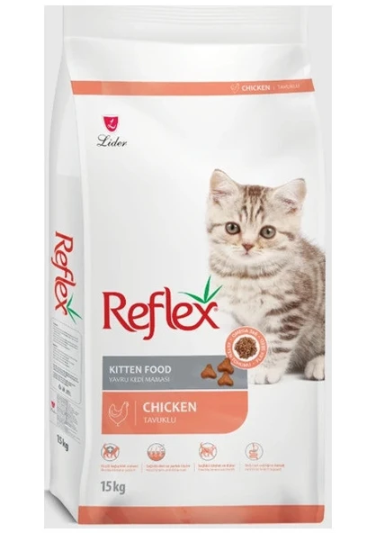 Reflex Kitten Tavuklu 15 kg Yavru Kedi Maması ürün görseli 1