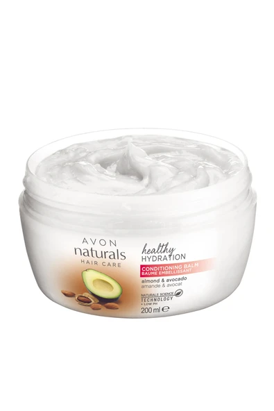AVON Naturals Badem ve Avakado Özlü Saç Bakım Balmı 200 ml 8681298961376 ürün görseli 1