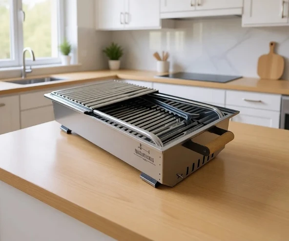 Marina Grill Mangal 35*70 XL - Resim 5