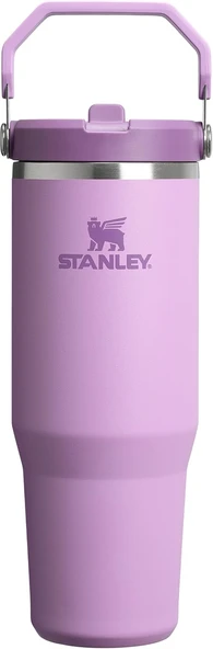 Stanley IceFlow Flip Straw Tumbler Pipetli Termos Bardak, 0.89 L - Lila ürün görseli 1