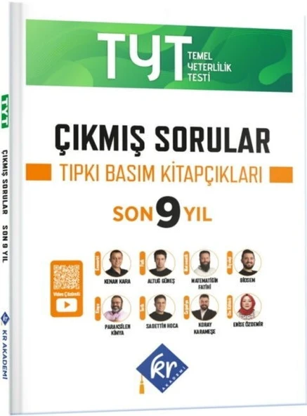 TYT Çıkmış Sorular Son 9 Yıl Tıpkı Basım Fasikülleri KR Akademi ürün görseli 1