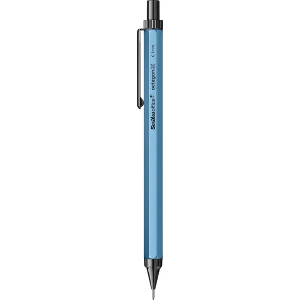 Scrikss Octagon-X Mekanik Kurşun Kalem 0.7 mm Mavi ürün görseli 1