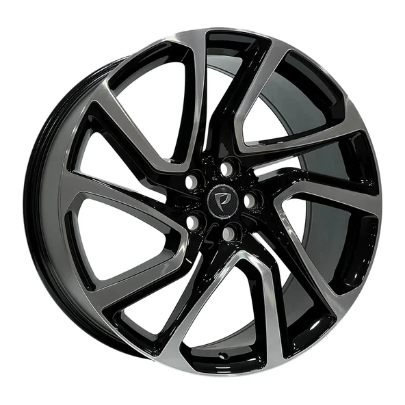 9.5X21 BK-5704 5X120 ET50 72.6 BLACK MACHINED XL ürün görseli 1