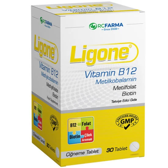 Ligone Vitamin B12 30 Çiğneme Tablet ürün görseli 1