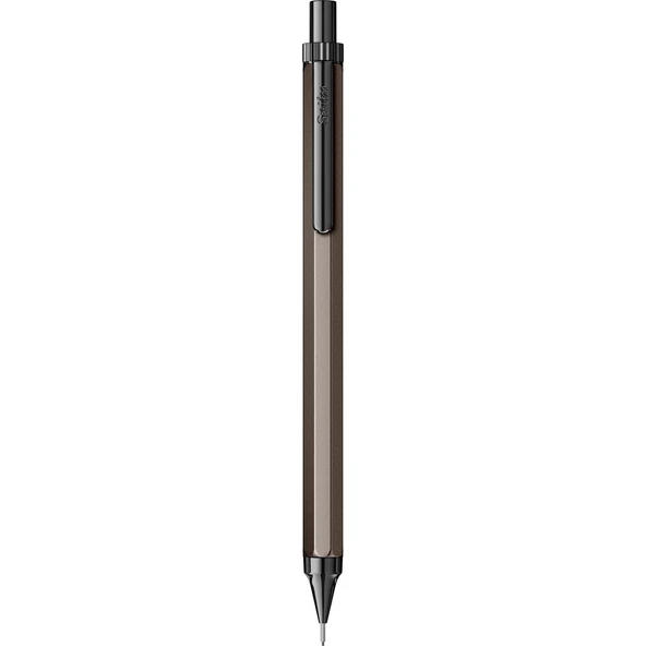 Scrikss Octagon-X Mekanik Kurşun Kalem 0.5 mm Kahverengi ürün görseli 1