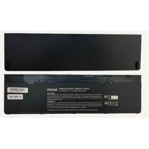 Fitcell Dell W57CV ,Dell WD52H uyumlu Notebook Batarya pil GVD76,WD52H,F3G33 ürün görseli 1