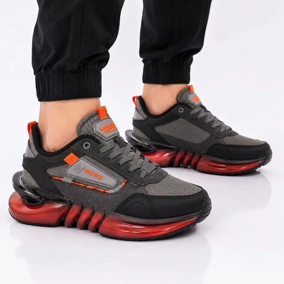 NİTRO MAX  ERKEK CASUAL AYAKKABI SİYAH GRİ 40-44 ürün görseli 1