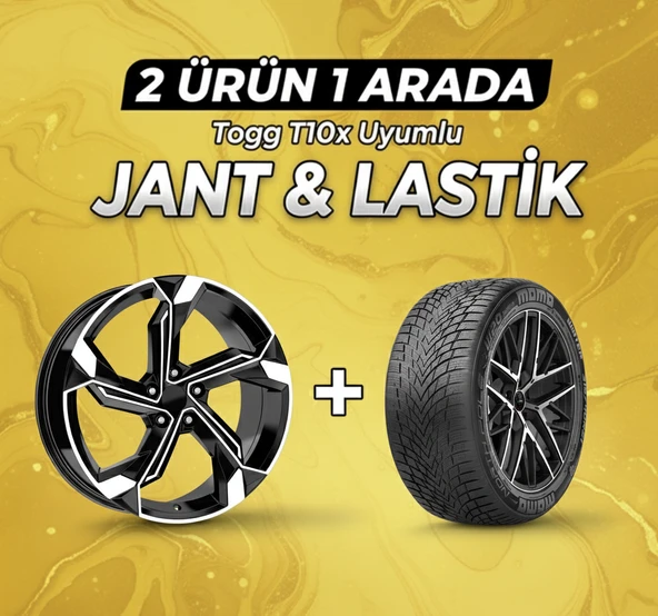 Togg T10x Uyumlu Momo225/60R18 Kış Lastiği 4 Adet Yılı:2025+DY1708 BD 18"Jant 4 Adet ürün görseli 1