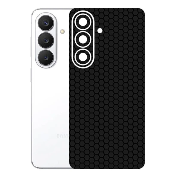 Samsung Galaxy S26 ile Uyumlu Bumper Serisi Premium Arka Kapak Kaplama(Kenarlar Yoktur!)  Siyah ürün görseli 1