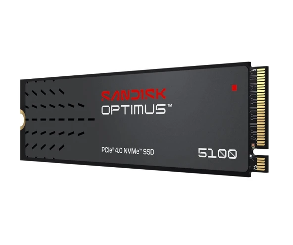 SANDISK Optimus 5100 500GB 6600/5600MB/s PCIe 4.0 x4 NVMe SSD SDSP51500GAN ürün görseli 1
