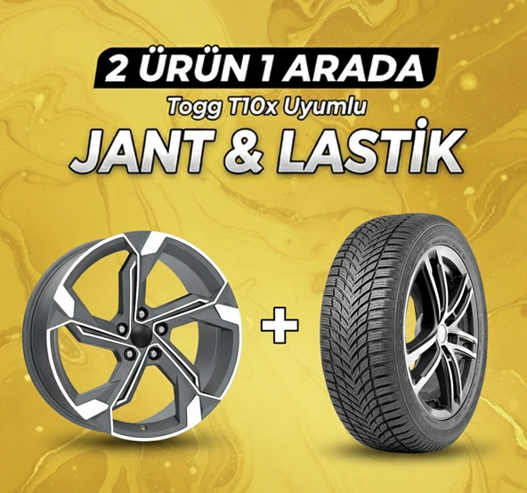 Togg T10x Uyumlu Nokian225/60R18 Dört Mevsim Lastiği 4 Adet Yılı:2025+DY1708 MGMD 18"Jant 4 Adet ürün görseli 1