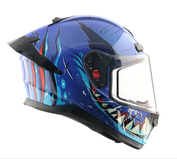Axor Saber Savage Kapalı Kask - Resim 4