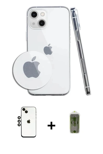 MARSİLYAN™- iPhone 14 Kılıf Zirve Doku - Siyah Joko Magic 5D Hayalet Cam + Shine Kamera Lens - SH ürün görseli 1