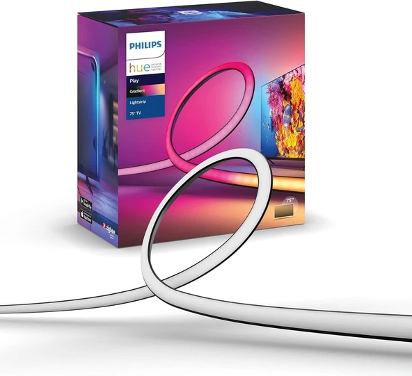Philips Hue Lightstrip Gradient TV 75''inç Akıllı Renkli LED Şerit Aydınlatma ürün görseli 1