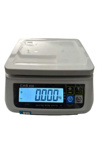 CAS Sw-Iıcr (15 Kg) Akülü Tek Gösterge 2 Gr ürün görseli 1