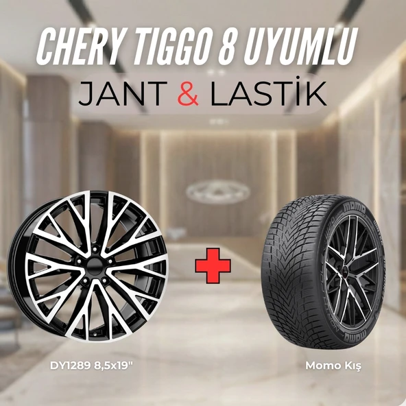 Chery Tiggo8 Uyumlu Momo235/50R19 Kış Lastiği 4 adet Yılı:2025+DY1289 BD 19"Jant 4 Adet ürün görseli 1