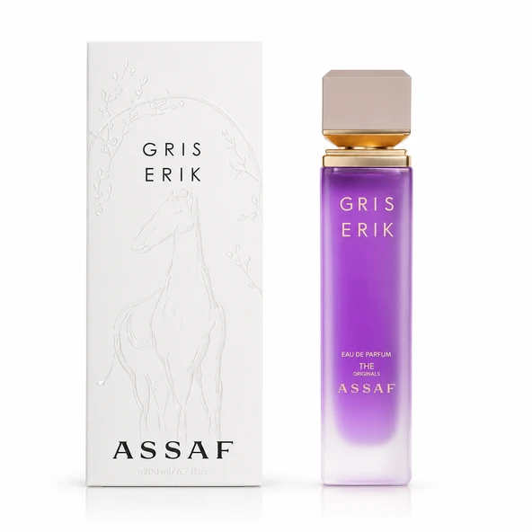Assaf Gris Erik EDP 200 ML Unisex Parfüm ürün görseli 1