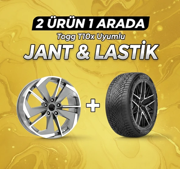 Togg T10x Uyumlu Momo235/50R19 Kış Lastiği 4 Adet Yılı:2025+DY1129 TGD 19" Jant 4 Adet ürün görseli 1