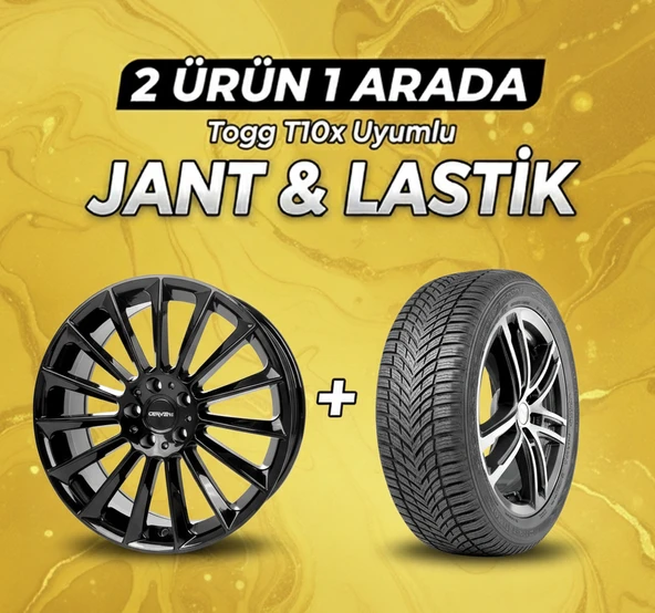 Togg T10x Uyumlu Nokian225/60R18 Dört Mevsim Lastiği 4 Adet Yılı:2025+CA178018 B 18"Jant 4 Adet ürün görseli 1