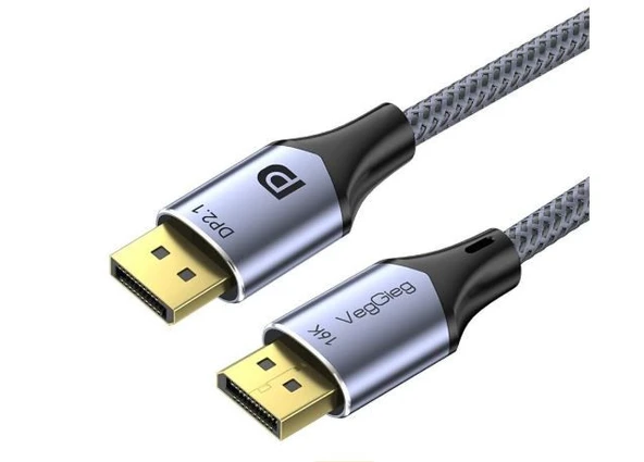 VegGieg V-H924 2 m 16K DisplayPort Kablo -AMBALAJ HASARLI SIFIR ÜRÜN ürün görseli 1