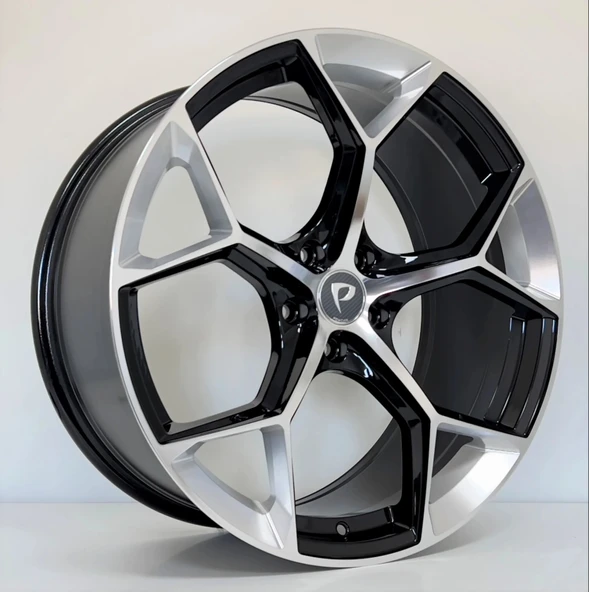 9.5X21 BKY-1090 5X112 ET28 66.45 BLACK+MILLING XL ürün görseli 1