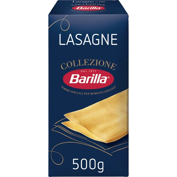 Lazanya 500 Gr Sade Makarna Lezzeti ile İtalyan Mutfağından Geleneksel Tat ürün görseli 1