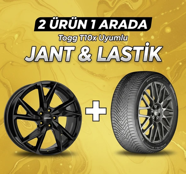 Togg T10x Uyumlu Momo225/60R18 Dört Mevsim Lastiği 4 Adet Yılı:2025+CA238018 B 18"Jant 4 Adet ürün görseli 1