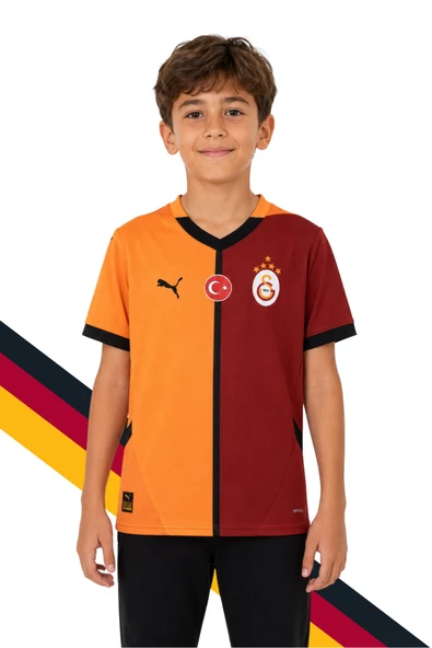 GALATASARAY Home Jersey Replica J Kırmızı Unisex Çocuk Forma ürün görseli 1