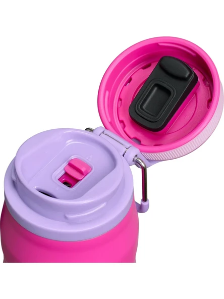 Stanley The Iceflow Twist Flip 0.70 lt Çelik Termos - Violet - Resim 2