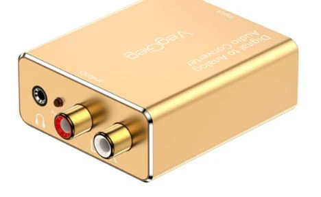VegGieg Koaksiyel Toslink Optik Dijital to 3.5mm RCA Analog Ses Çevirici Adaptör-AMBALAJ HASARLI ÜRÜN ürün görseli 1