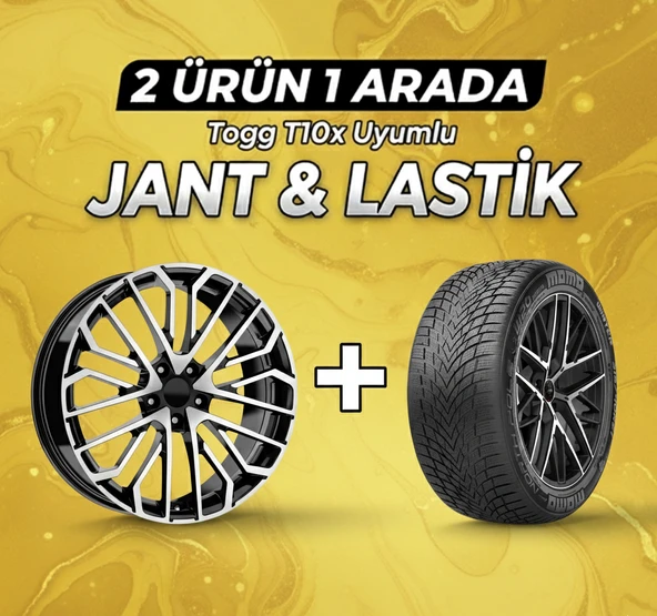 Togg T10x Uyumlu Momo235/50R19 Kış Lastiği 4 Adet Yılı:2025+DY1649 BD 19" Jant 4 Adet ürün görseli 1