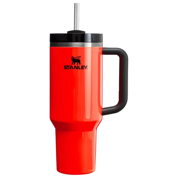 Stanley Quencher Pipetli Termos Bardak 1.18 Lt - Neon Turuncu ürün görseli 1