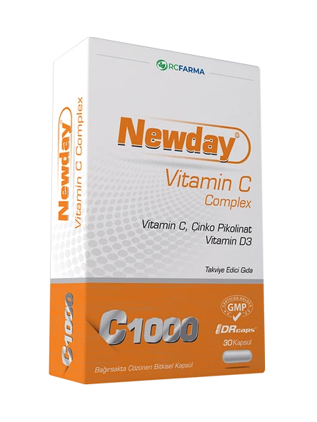 Newday Vitamin C 1000 Complex 30 Kapsül ürün görseli 1
