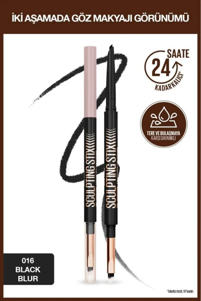 Sculpting Stix Çift Uçlu Göz Kalemi - 016 Black Blur ürün görseli 1