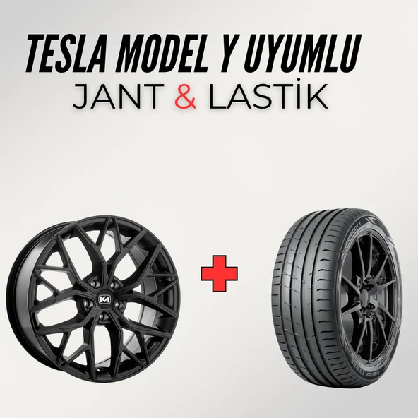 Tesla Model Y Uyumlu Nokian 255/40R20 Yaz Lastiği 4 Adet Yılı:2023+KM3420 20" Jant 4 Adet ürün görseli 1