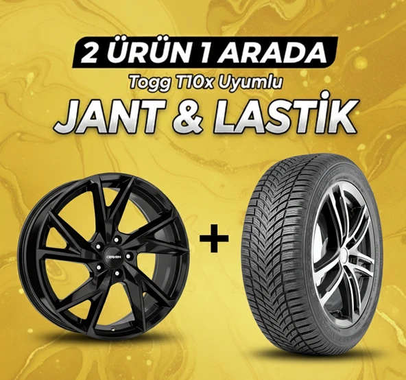 Togg T10x Uyumlu Nokian225/60R18 Dört Mevsim Lastiği 4 Adet Yılı:2025+CA238018 B 18"Jant 4 Adet ürün görseli 1
