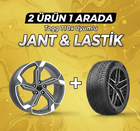 Togg T10x Uyumlu Momo235/50R19 Kış Lastiği 4 Adet Yılı:2025+DY1709 MGMD 19" Jant 4 Adet ürün görseli 1